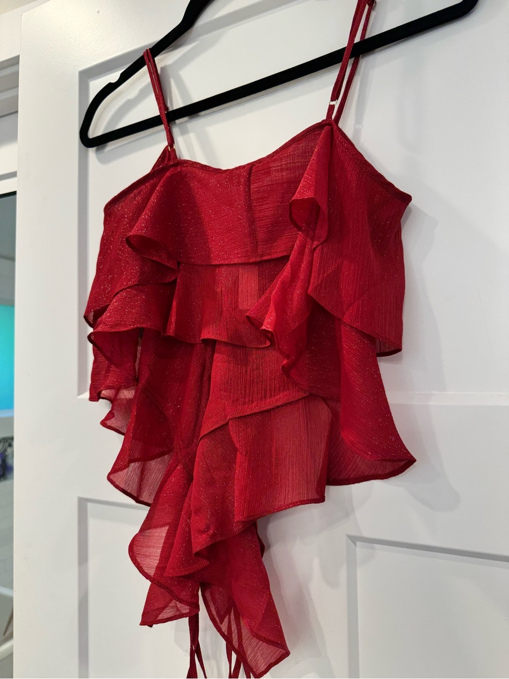 NWT - Rumored Red Ruffle Cami - Picture 6 of 6